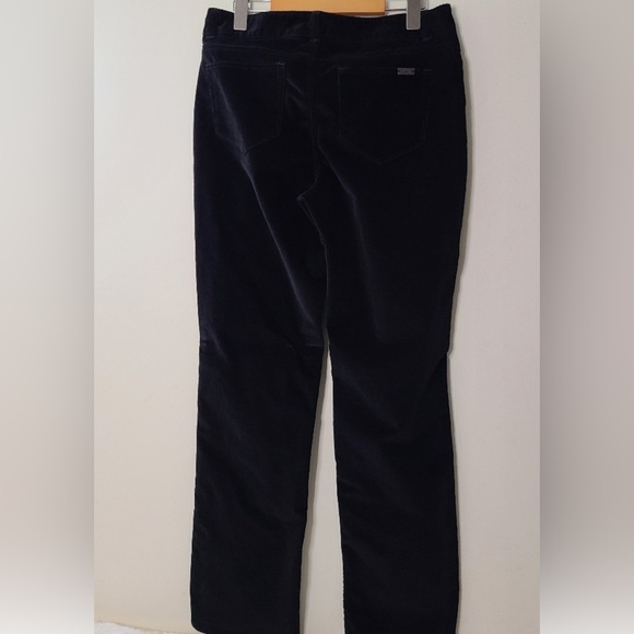 L.l. Bean women's classic black straight leg corduroy pants - Picture 3 of 10